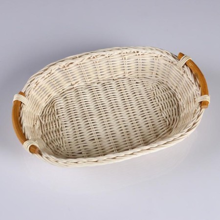 Cart with handles, 19 × 30 × 7 cm, rattan-4