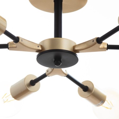 Victoria chandelier 6x60W E27 gold+black 67x67x19cm SVK-7