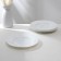 A set of dining plates Luminarc Cadix, D = 25 cm, glass ceramic, 6 pcs, white color