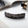 Hair hair clip "Silver Night" 8 cm, black-silver