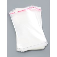 BOPP package with sticky tape, 11x16+3cm