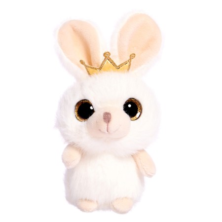 Soft toy-codes "Bunny in the Crown", Cream color, 14 cm XY9488A