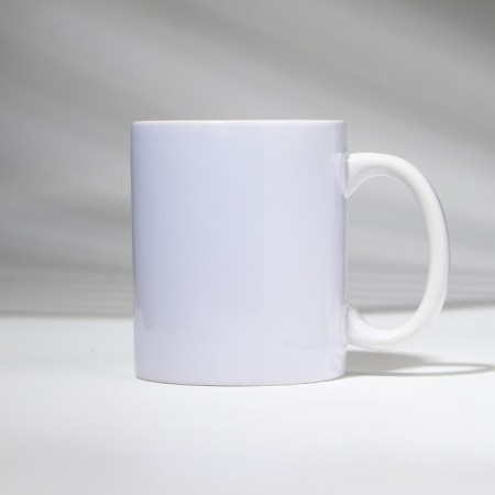 Ceramic "Snegier" mug, 320 ml, white color-1