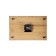 Carty clock is wall-mounted, interior "roses", silent, 30 x 20 cm