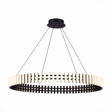 Люстра подвесная St Luce. SL6203.403.50. Estense. 1х50 Вт, LED, 3000K, 4000 Lm, 80х80х30 см, цвет чёрный