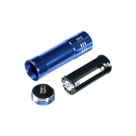 Ultraviolet flashlight LUF-04, UV/LED, 9 W, 9 diodes, from batteries (not included), Golubny-5