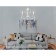 Suspended Ambrella Trade Classic TR4915, E14, white, gold