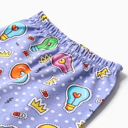 Leggings Bloom Baby bulbs, p. 80 cm, purple-1
