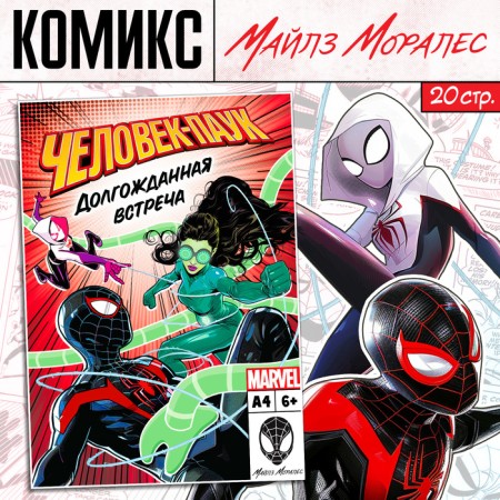 Comic "Spider-Man. Long -awaited meeting ", A4, 20 p., Marvel