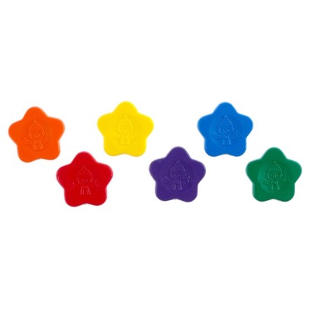 Wax pencils "Stars", set of 6 colors-2