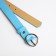 Building belt, width 2.3 cm, screw, buckle metal, blue color