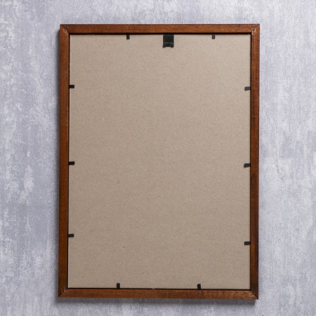 Photo frame wood 25x35 cm nut (plastic screen)-3