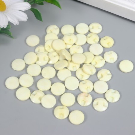 Buttons plastic on the midnight "Cream Cream" 1.3x1.3 cm set 50 pcs 2x5x5.5 cm-2