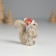 Polystone souvenir "Squirrel in red cap" mix 5x7.7x4.5 cm