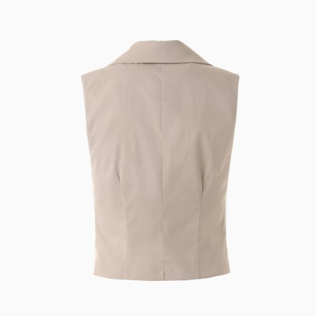 Women's vest Minaku: safari beige color, river 46-2