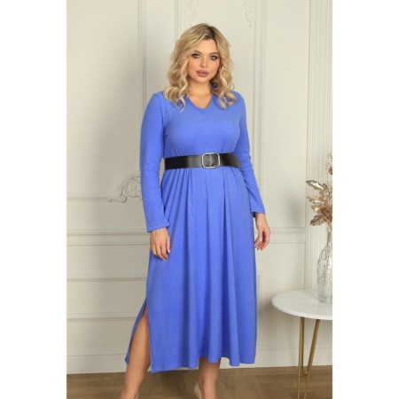 Women's dress, size 52, blue color-9