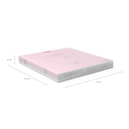 A notebook of 18 sheets in the Erichkrause "Classic", the cover coated cardboard, an offset unit, pink-4