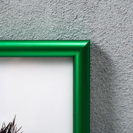 Photo frame plastic 21x30 cm, bright green (plastic screen)-1