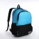 School backpack, 2 lightning departments, 3 pockets, black/blue color