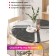 The tablecloth "Marble tiles", round, oxford, elastic band, size 140x140 cm, diameter 105-120 cm