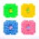 Puzzle "Labyrinth", Mix colors