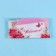 Money envelope "Happy Anniversary!" Transparent PVC, roses, 16 x 8 cm