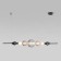 Suspended LED lamp EUPHORIA, SMD, 20x20x135 cm