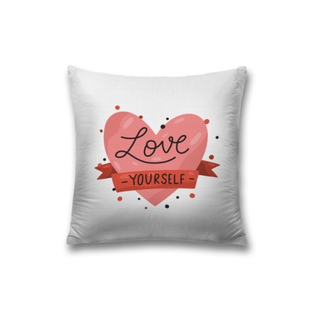 Decorative pillowcase "Love itself", on a zipper, size 45x45 cm