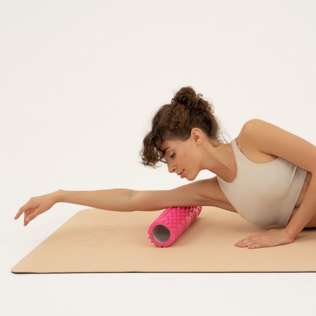 A set of massage rollers 2 in 1 sangh, 33x13 cm and 30x9 cm, pink color-6
