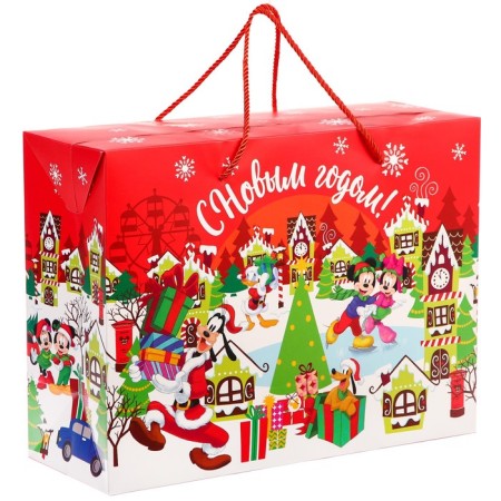 Gift Package "New Year" 40x30x15 cm, Mickey Mouse-1