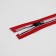 Lightning "Spiral", No. 5, detachable, castle machine, 60 cm, red/white/black color