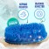 Baby silicone washcloth for swimming babies, blue color