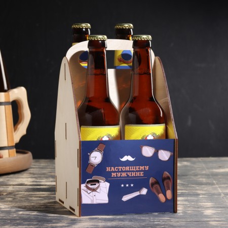 Box for beer "True Man"