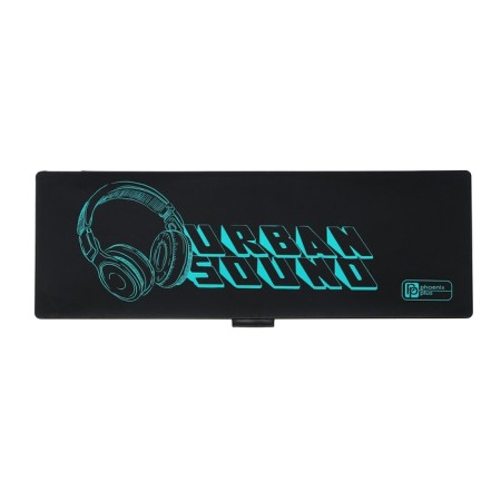 Penal-football plastic 60 x 180 x 25 mm, Phoenix "Headphones" black 62633-3