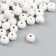 Beads for creativity tree "White" d = 0.8 cm set 20 grams
