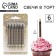 Candles for the Cake "Happy Birthday", 6 pcs., 9 x 15 cm.