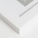 Photo frame Plastic "Gloria" 10x15 cm, with Passpartu, white