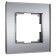 Frame for 1 post SENSO (silver, glass Soft-Touch) W0013106