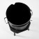 Bake under a cauldron 10 liters, with a door and removable legs