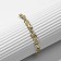 Bracelet with rhinestones "Flinking" wave, color mix, l = 17 cm