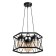 Chandelier 2622/3 E27 40W Black 40x40x21-121 cm BayerLux