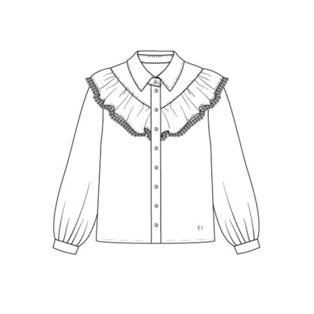 Blouse for girls, height 140 cm-6