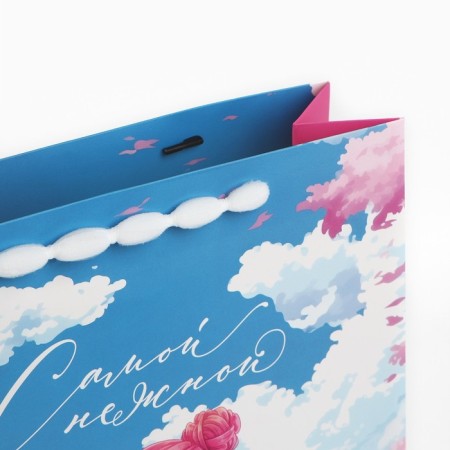Laminated vertical packet “The most tender”, m 26 x 30 x 9 cm-6
