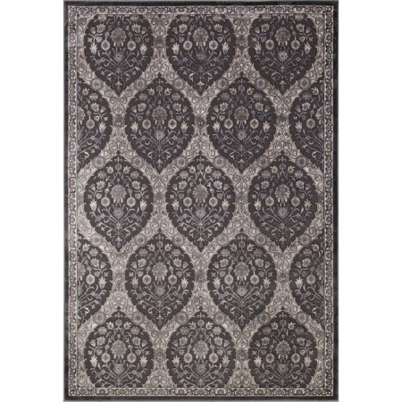 Rectangular carpet Merinos Serenity, size 200x290 cm, Dark Gray color