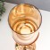 Climber Metal, glass per 1 candle "VILAS" D-8 cm, gold 11.5x11.5x36.5 cm
