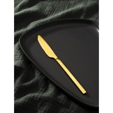 Stainless steel knife Magistro “Osska Standard”, length 21.3 cm, gold color