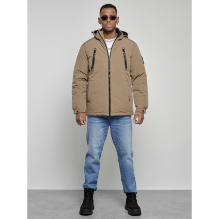 Sports male winter, size 58, beige color