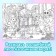 Long coloring "Magic animals", anime