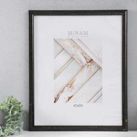 Photo frame plastic "Mira" 40x50 cm, 642477-16 (plastic screen)