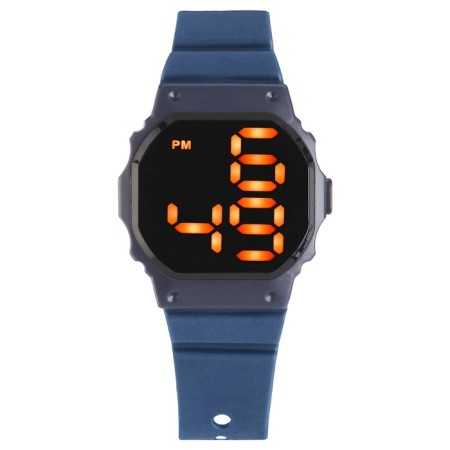 Electronic watch watches with silicone strap, moisture -proof